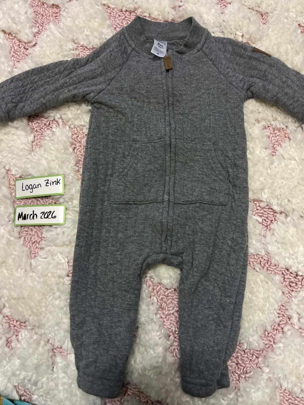Carter’s 6mo Quilted Romper
